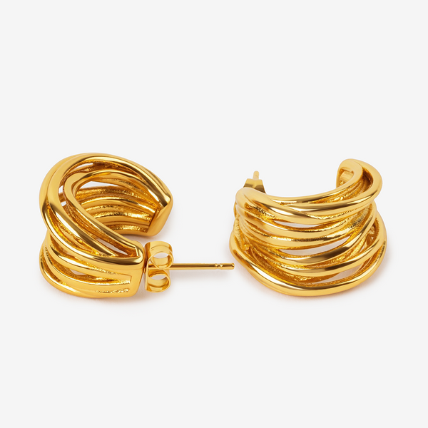 Capri Stacked Hoops