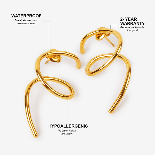 Amalfi Coil Hoops