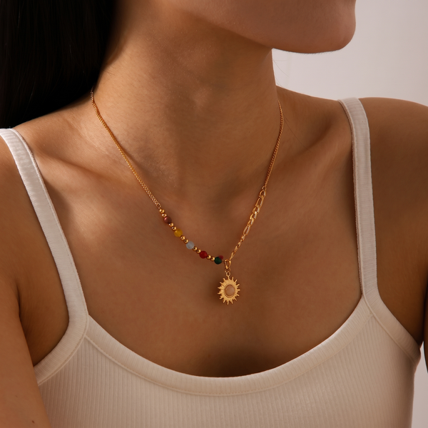 Santorini Sun Necklace