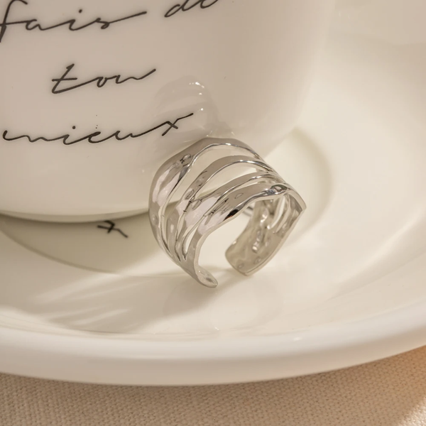 Positano Stacked Ring (Silver)