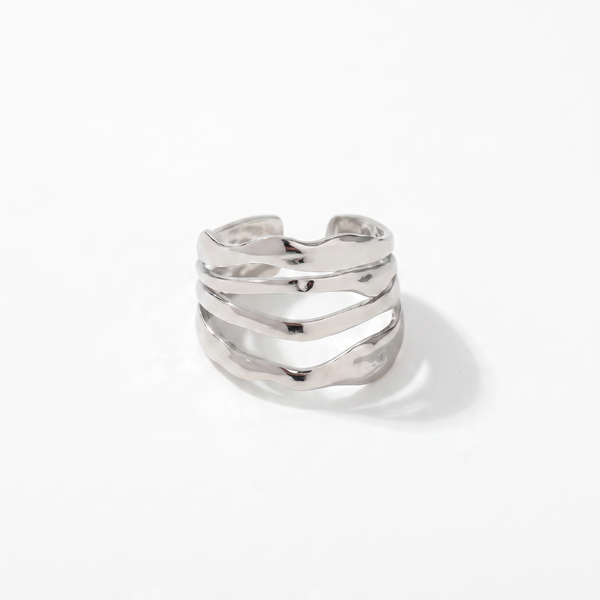 Positano Stacked Ring (Silver)