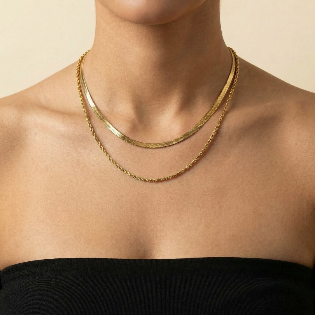 The Twist - 2 Layers Necklace