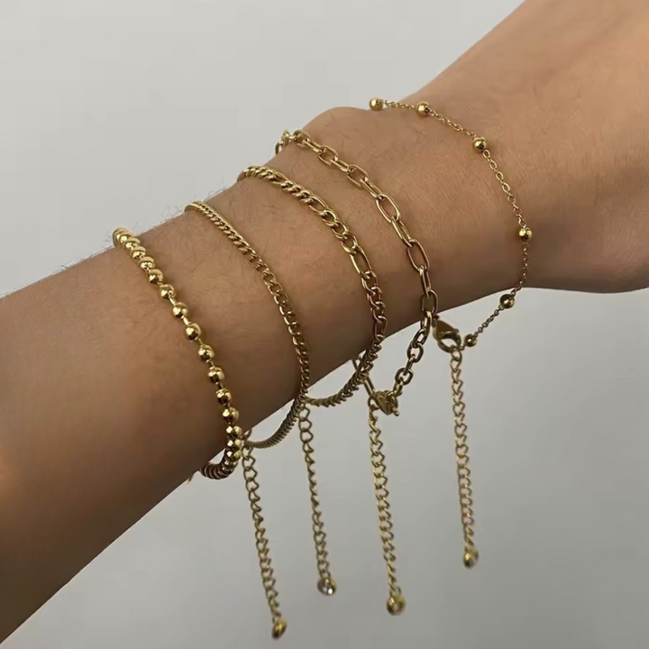 Fashionable - 5 Bracelets Set