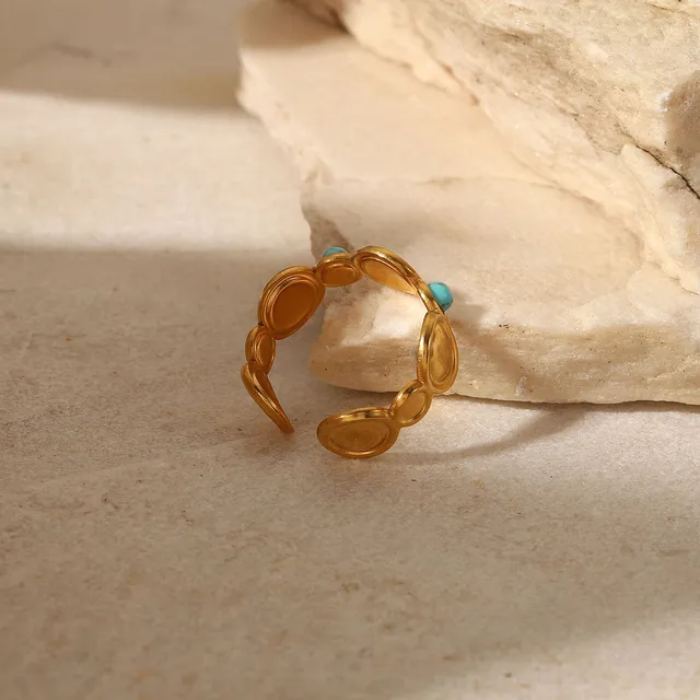 Turquoise Beads - Ring