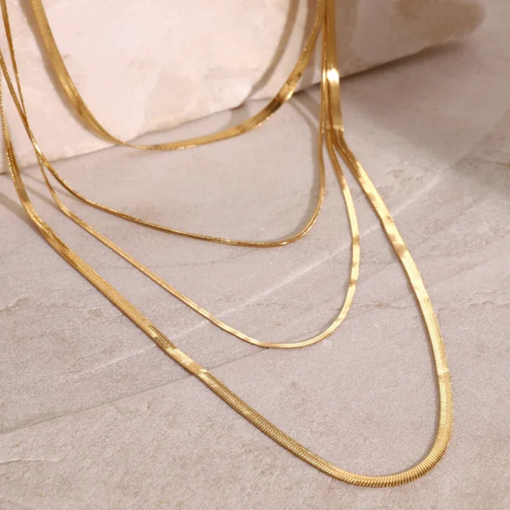 Timeless Shine - 4 Layers Necklace