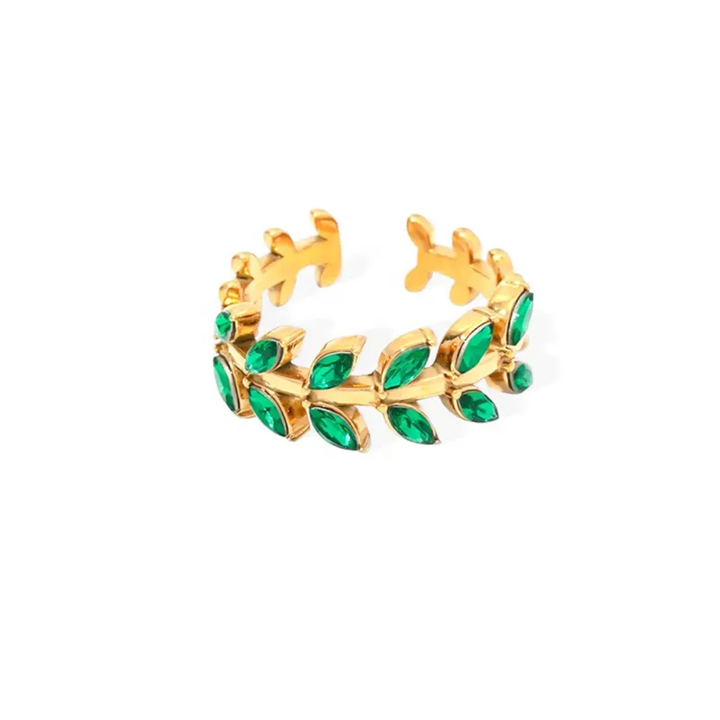 Green Palms - Ring