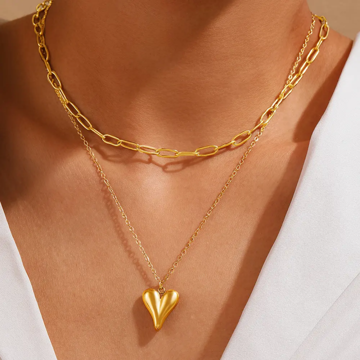 Unconditional Love - 2 Layers Necklace