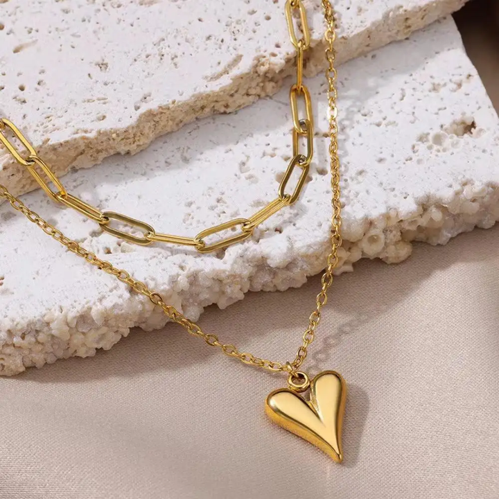 Unconditional Love - 2 Layers Necklace