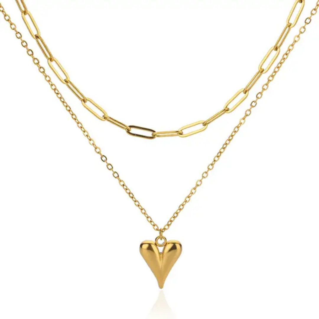 Unconditional Love - 2 Layers Necklace