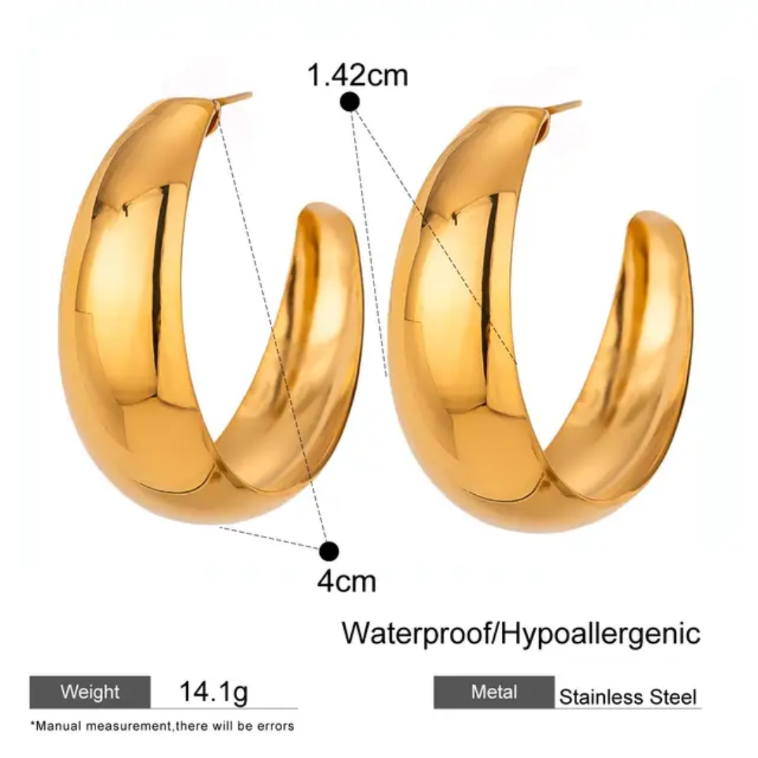 Luna Hoops - Earrings