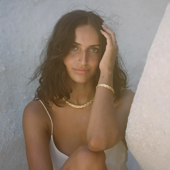 Golden Braids - Necklace