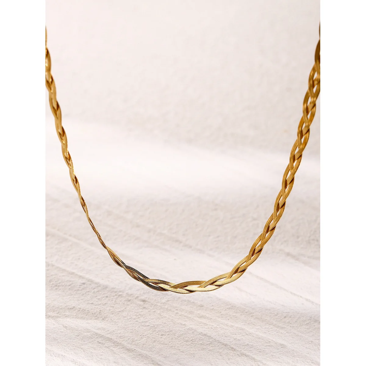 Golden Braids - Necklace