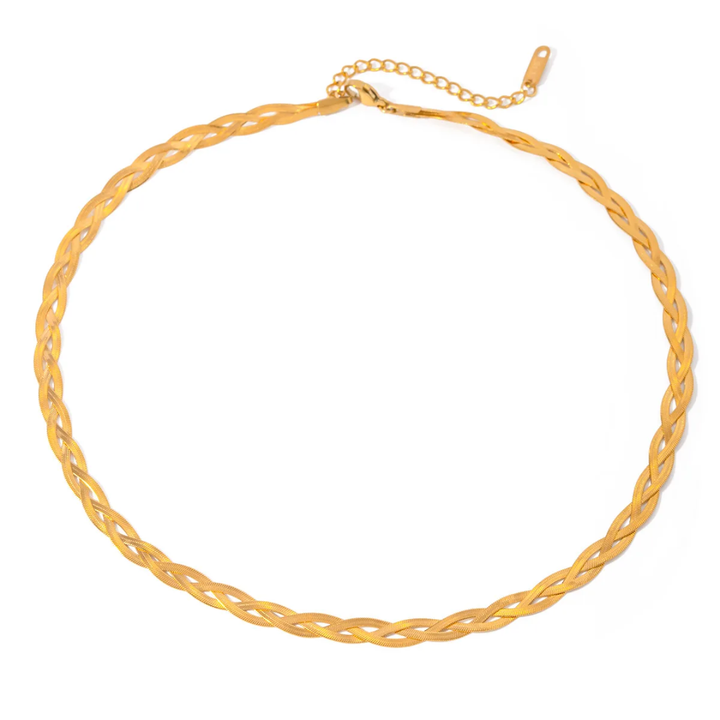 Golden Braids - Necklace