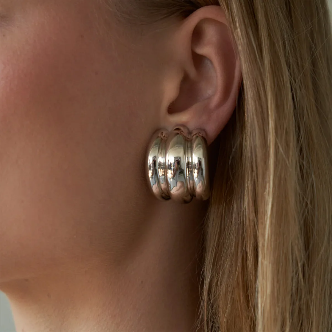 Chunky - Silver Earrings