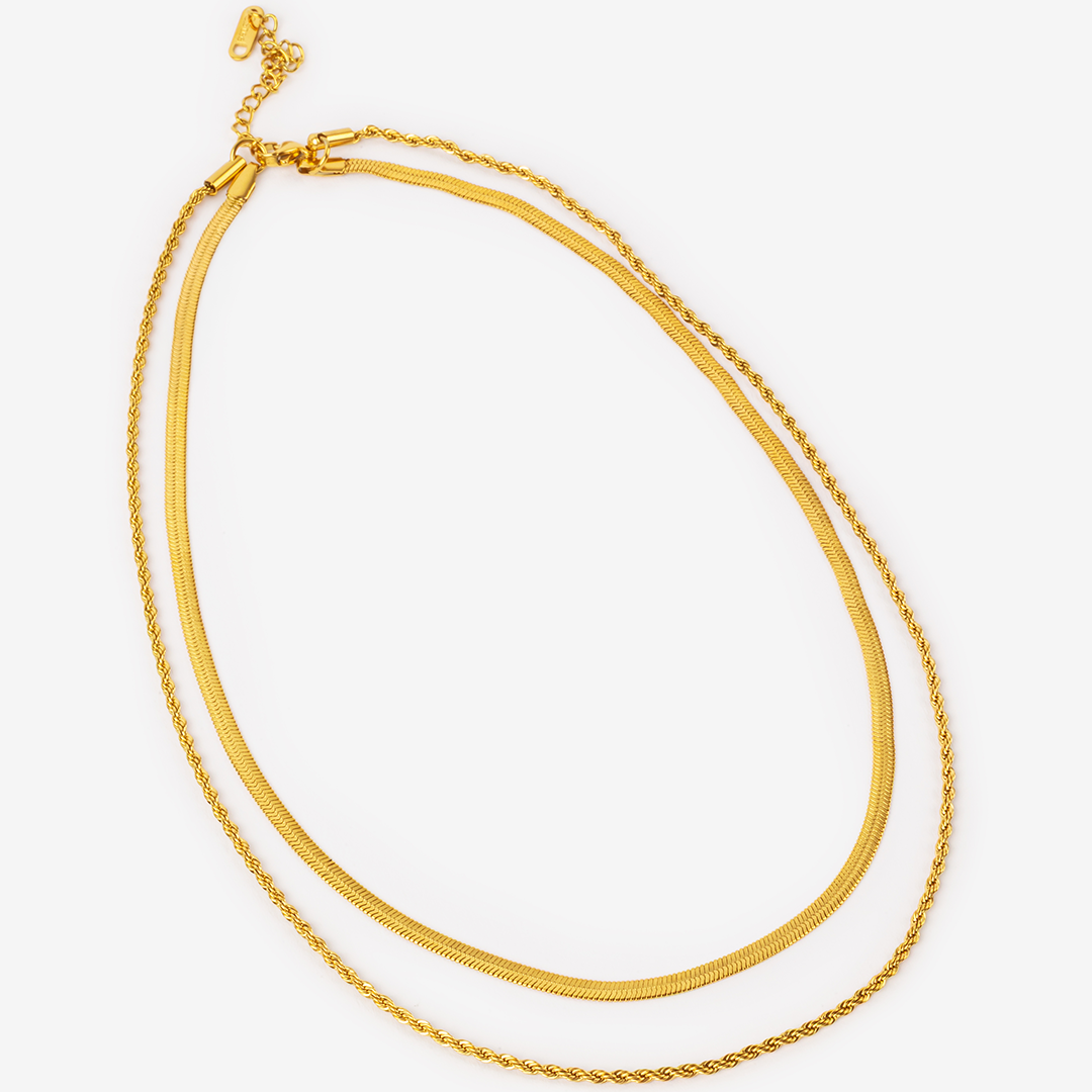 The Twist - 2 Layers Necklace