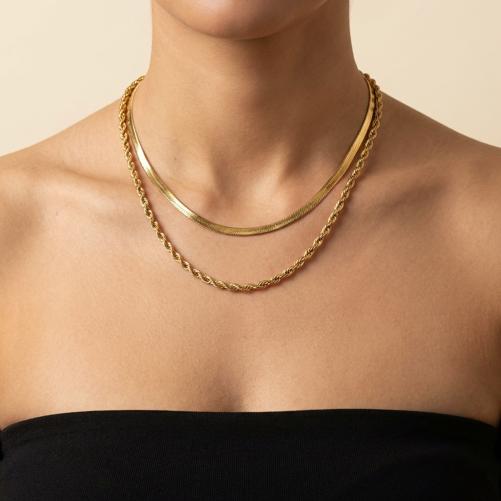 The Twist - 2 Layers Necklace