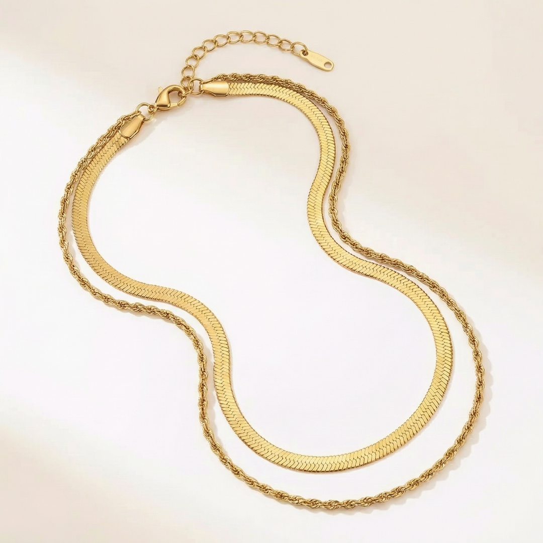 The Twist - 2 Layers Necklace