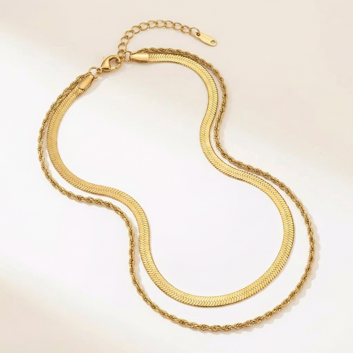 The Twist - 2 Layers Necklace