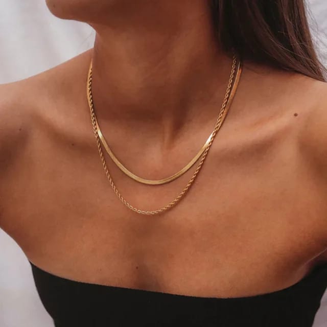 The Twist - 2 Layers Necklace