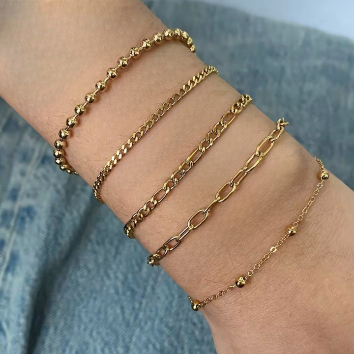 Fashionable - 5 Bracelets Set