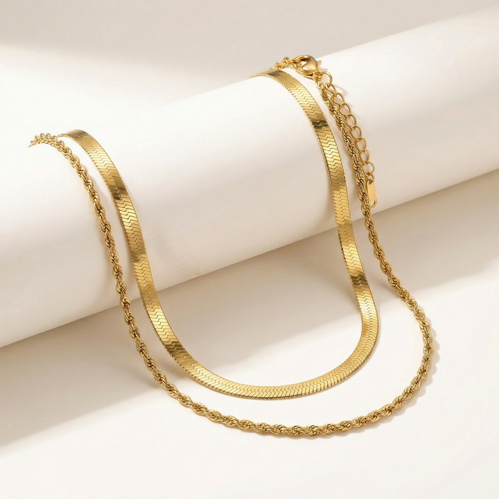 The Twist - 2 Layers Necklace