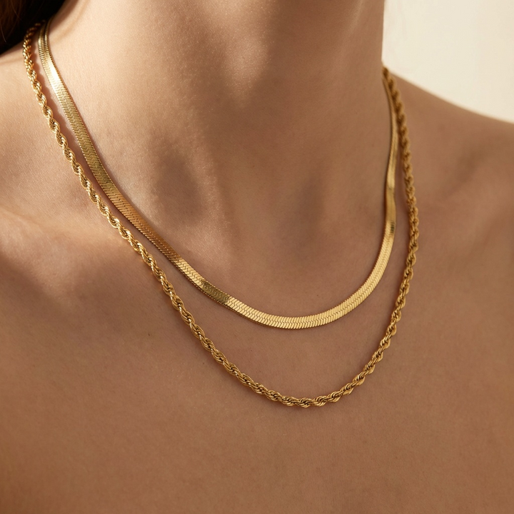 The Twist - 2 Layers Necklace