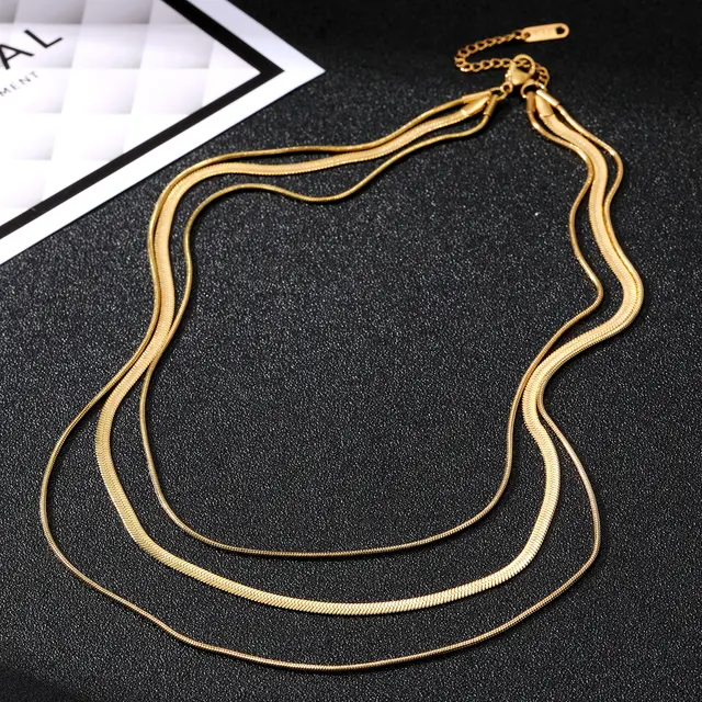 Timeless Shine - 3 Layers Necklace