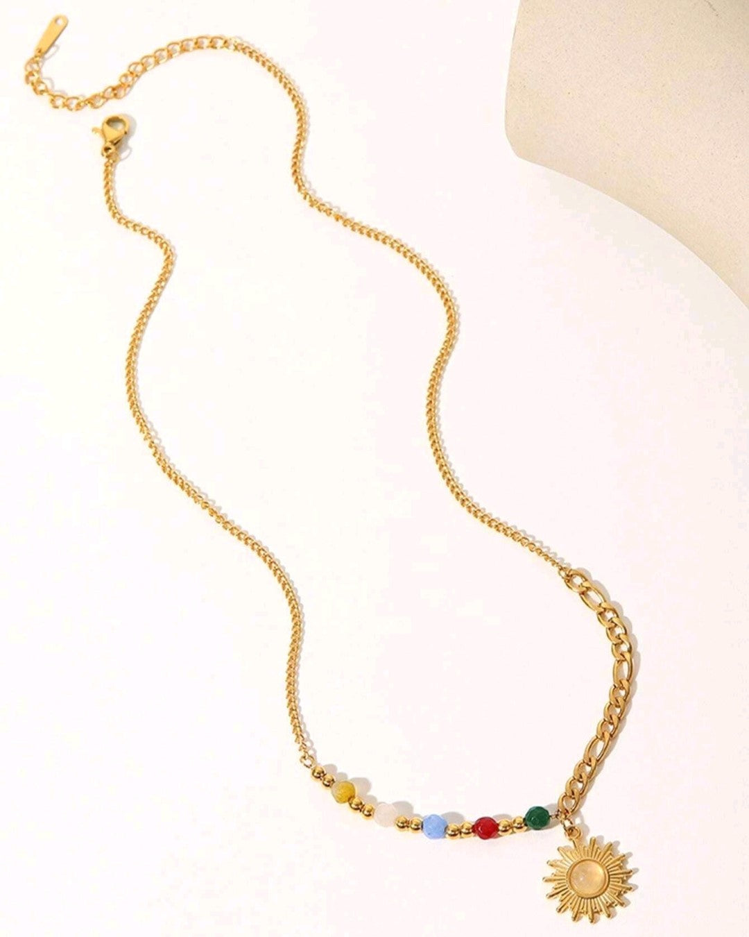 Colorful Sunrays - Necklace
