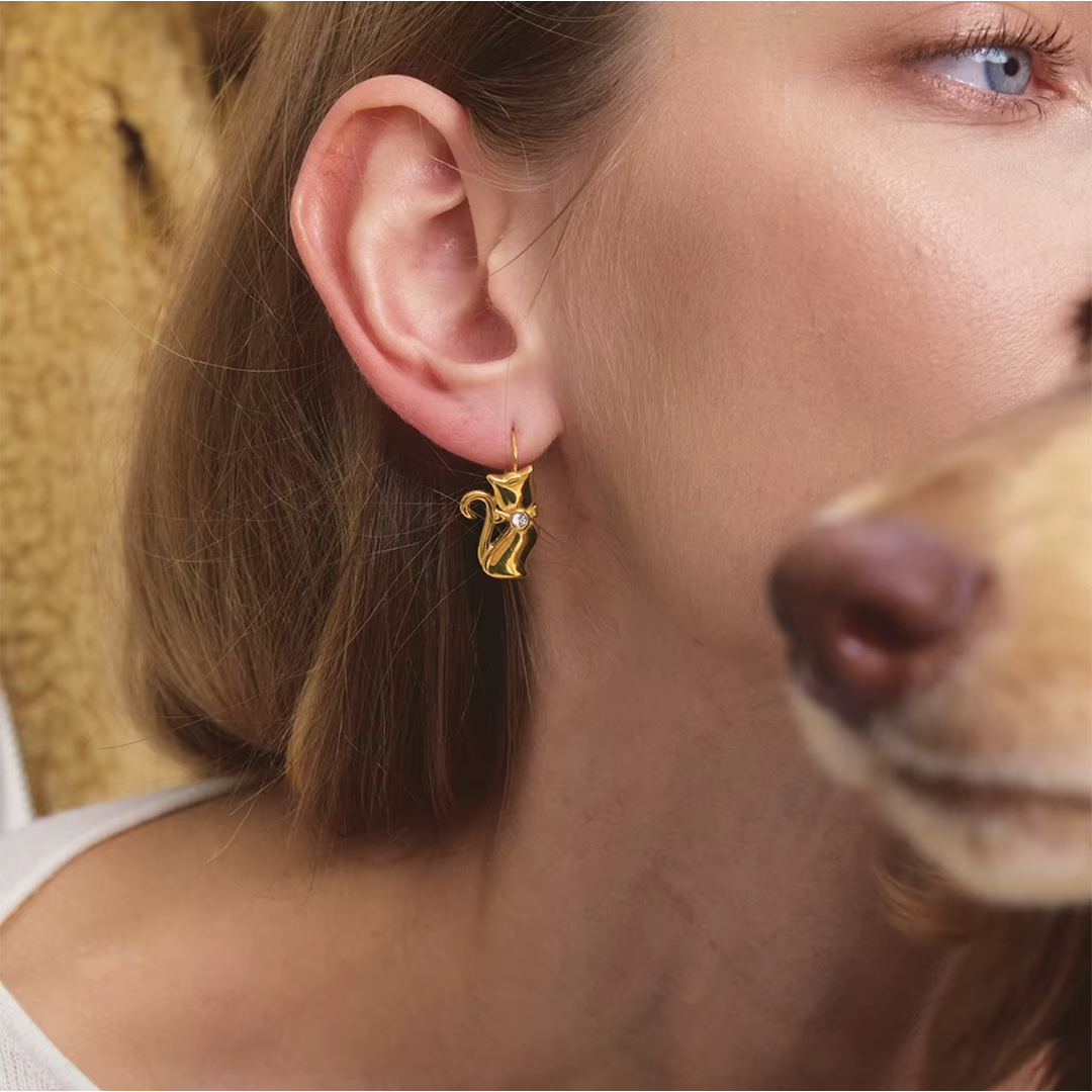 Feline Charm - Earrings