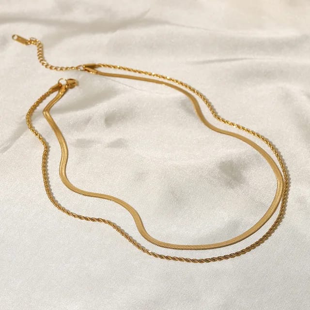 The Twist - 2 Layers Necklace