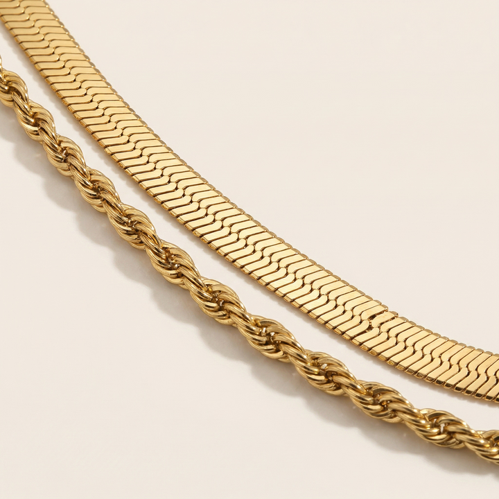 The Twist - 2 Layers Necklace
