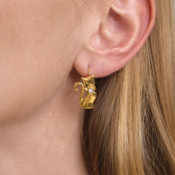 Feline Charm - Earrings