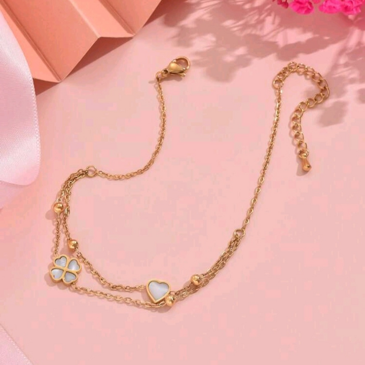 Clover - 2 Layers Anklet