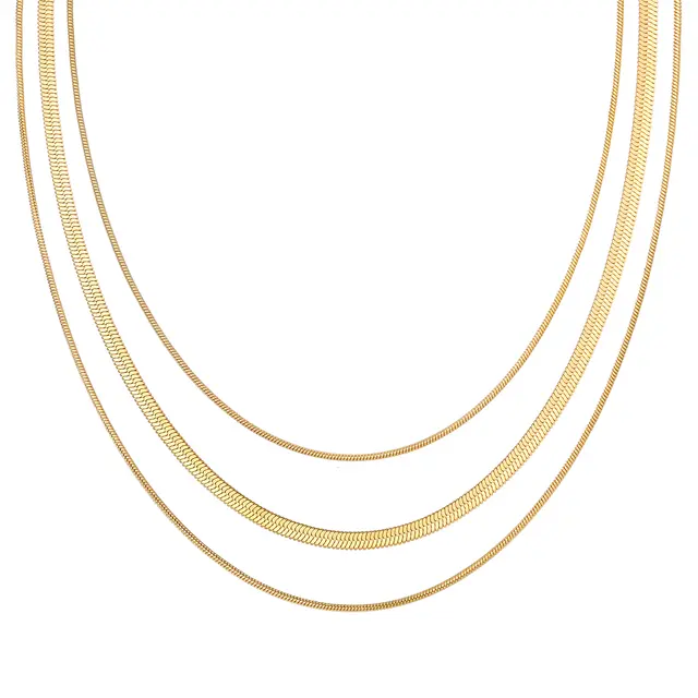 Timeless Shine - 3 Layers Necklace