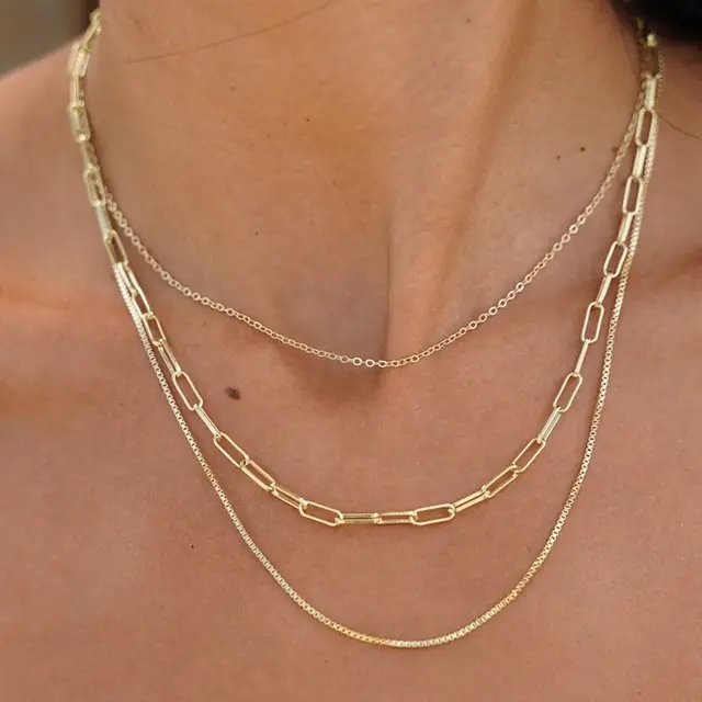 Trinity Gleam - 3 Layers Necklace