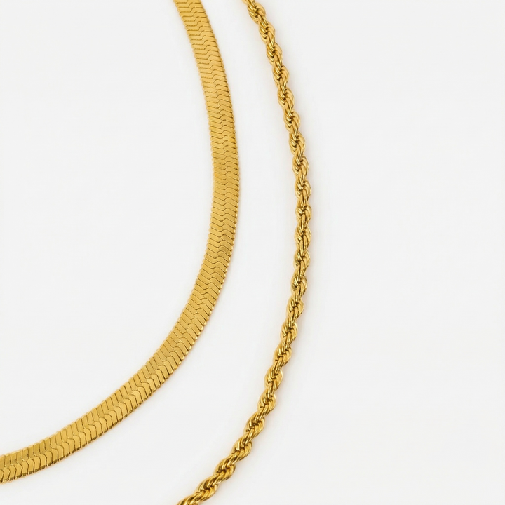 The Twist - 2 Layers Necklace