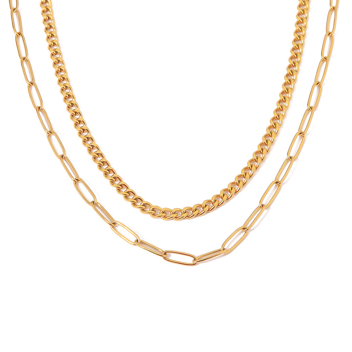 Edgy - 2 Layers Necklace