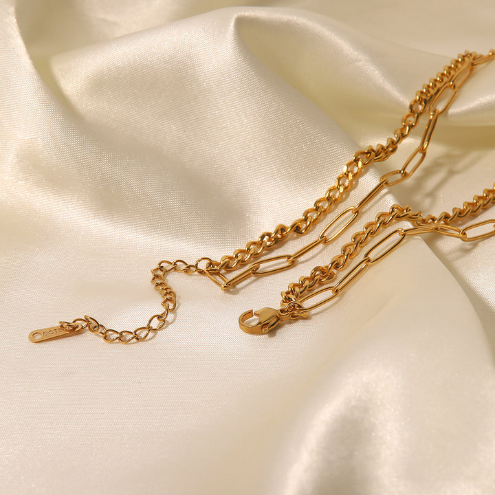 Edgy - 2 Layers Necklace