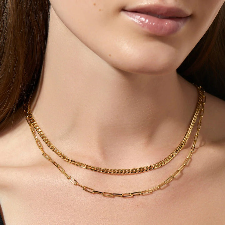 Edgy - 2 Layers Necklace