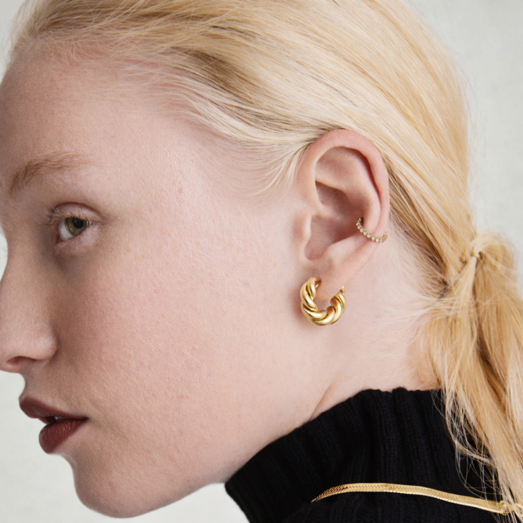 Braided Hoop - Earrings