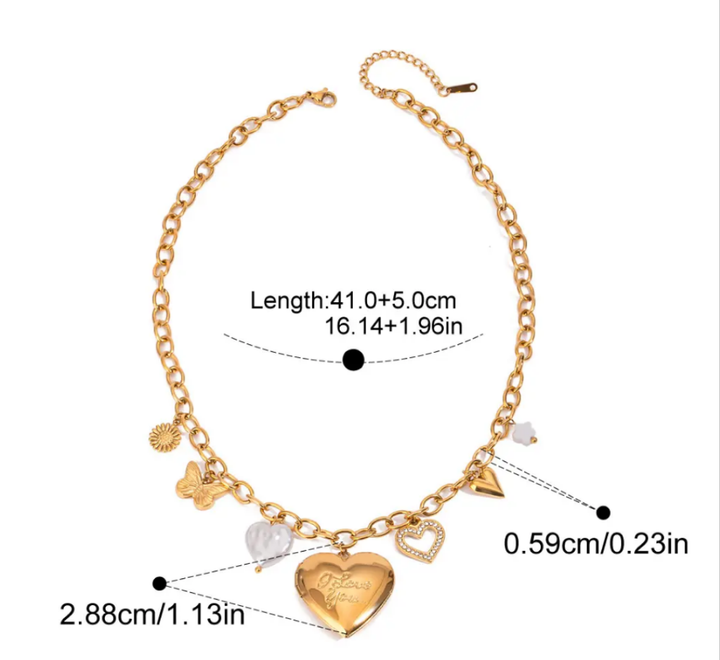 I Love You - Charm Necklace