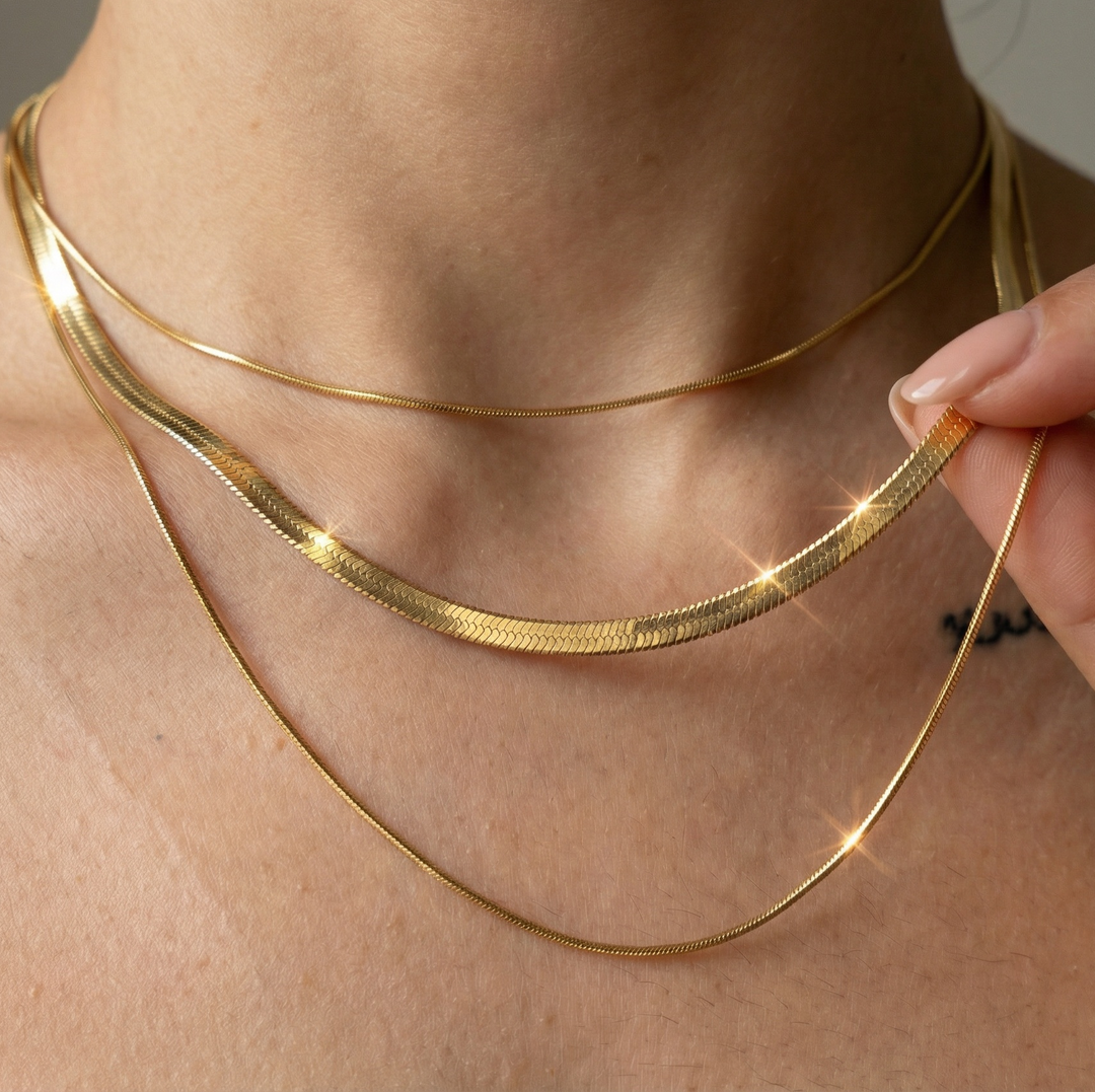 Timeless Shine - 3 Layers Necklace