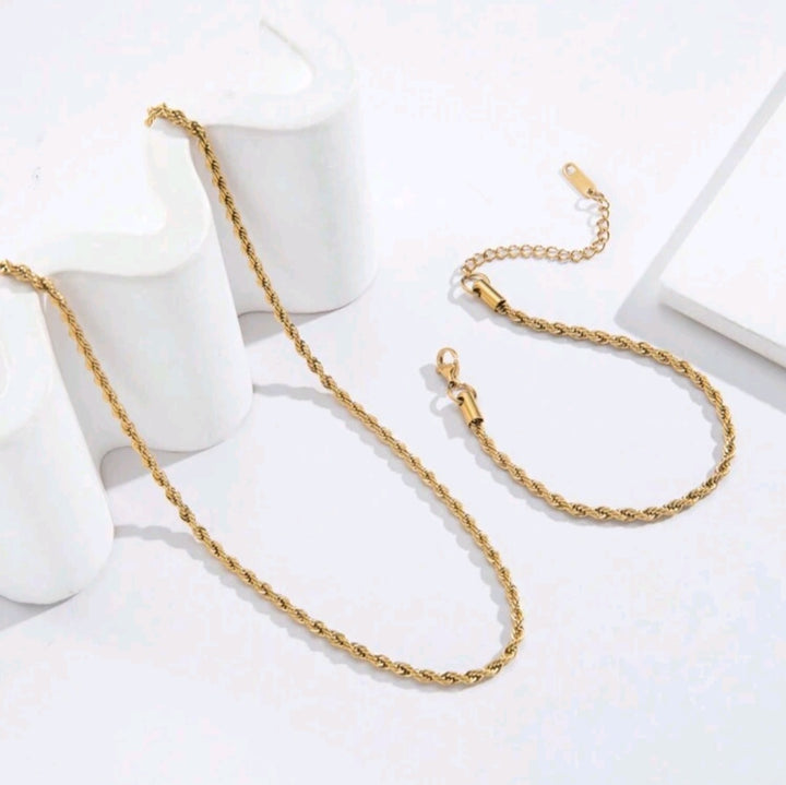 The Rope - Necklace and Bracelet Set