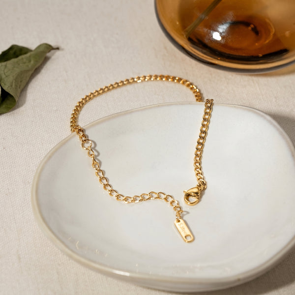 Ibiza Curb Anklet (Gold)