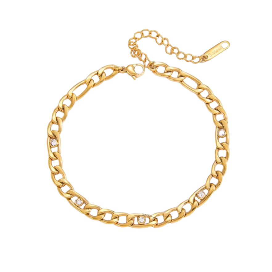 Amara Studded Chain Bracelet