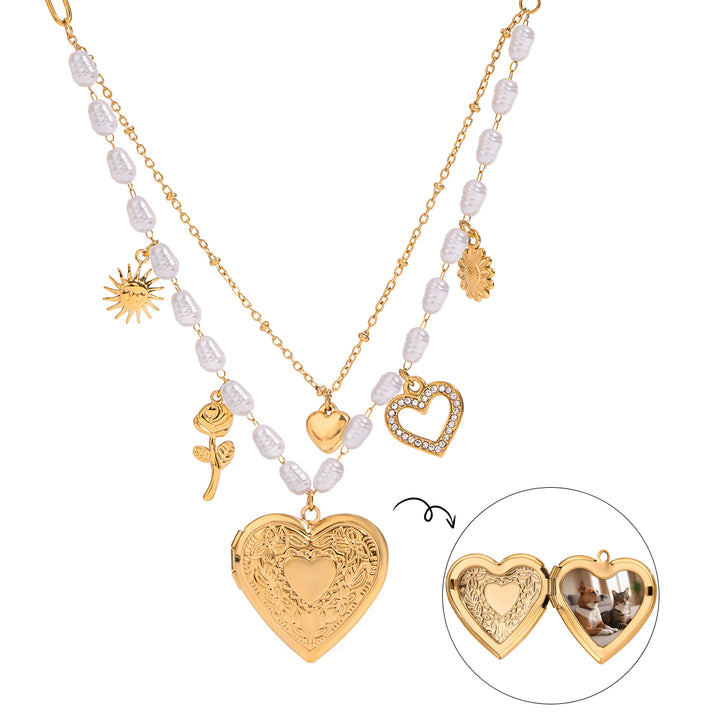 For the Love of Flowers - Charm Necklace