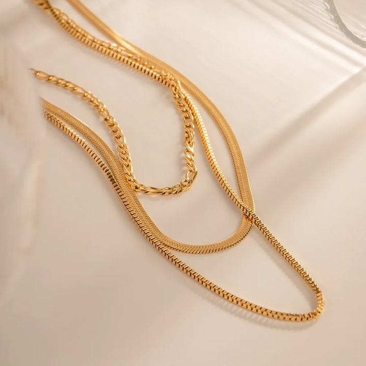 Elegant Shine - 3 Layers Necklace