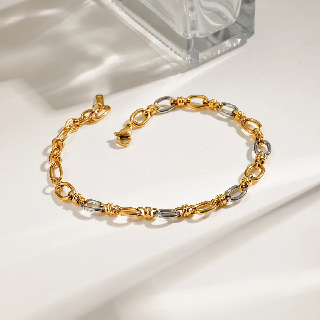 The Duo - Gold and Silver Bracelet
