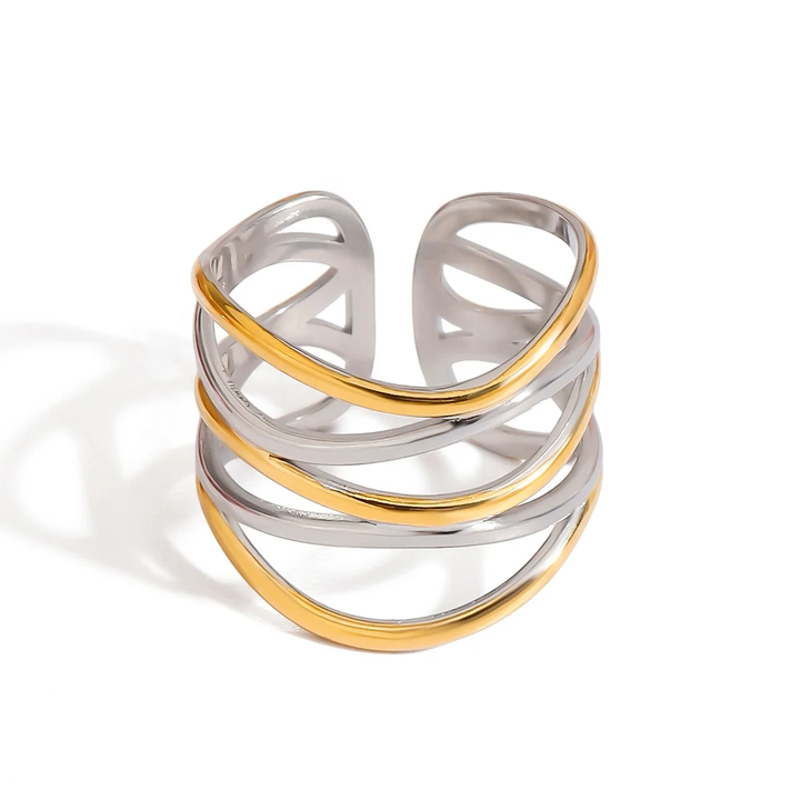 Marina Nest Ring (Gold &amp; Silver)