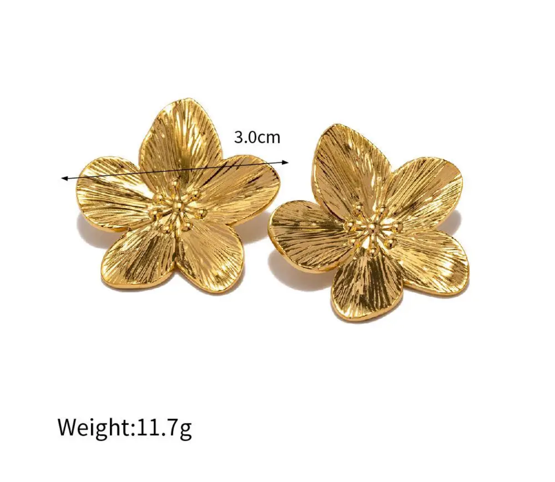 Damascus Blossom Earrings